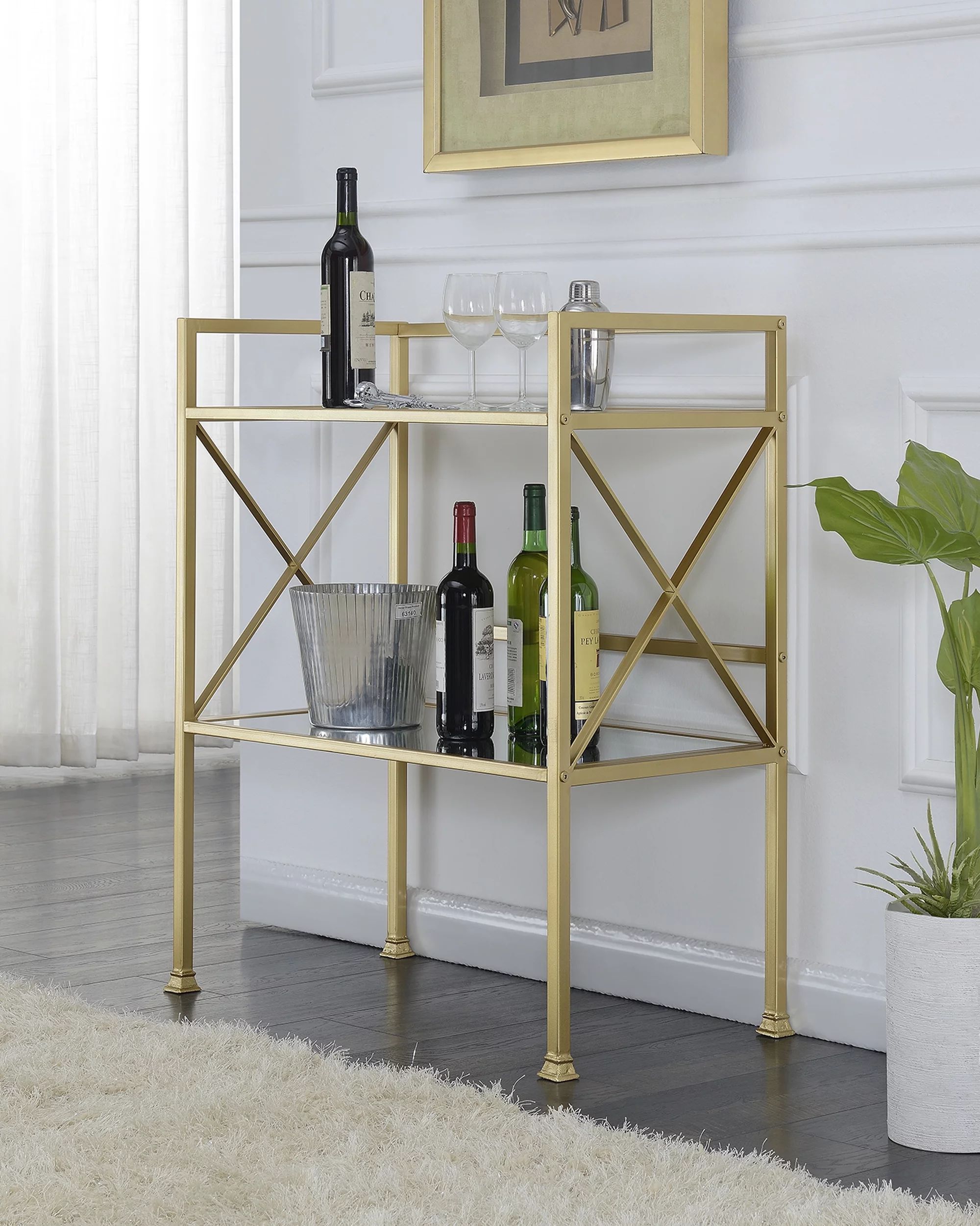 Convenience Concepts Gold Coast Bar Hall Table | Walmart (US)