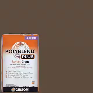 Polyblend Plus #646 Coffee Bean 25 lb. Sanded Grout | The Home Depot