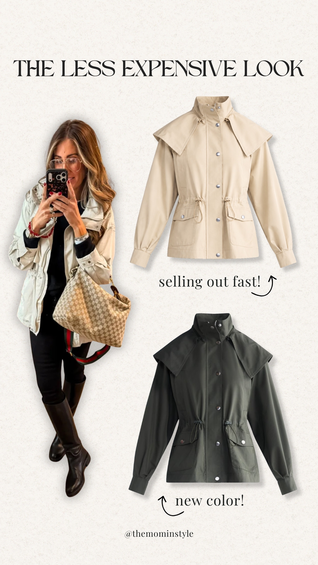 This jacket is giving fall! 🍂 I love the cape detail and cinched waist, and now it comes in a new color. The less expensive look that looks anything but.

fall jacket, affordable fall fashion, utility jacket, fall outfit, fall layering, Amazon fashion, everyday fall style, TheMomInStyle 

 #LTKootd #LTKSeasonal #LTKOver40
