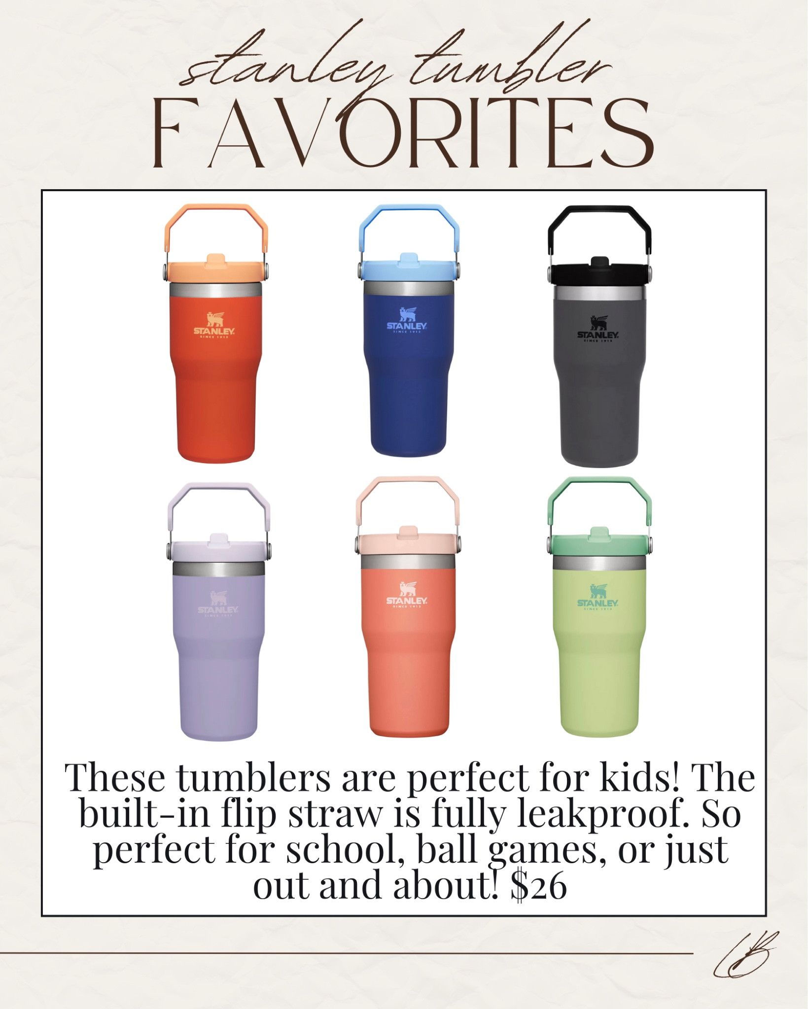 Stanley tumbler favorite for kids! 

Lee Anne Benjamin 🤍

#LTKkids #LTKunder50 #LTKfamily