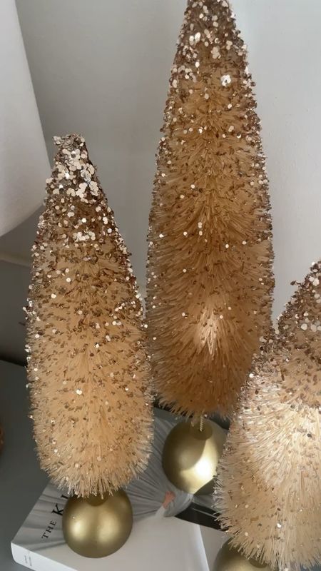 Bottle brush trees. Target glitter bottle brush trees. I haven’t seen bottlebrush trees this pretty for the holidays in a couple of years. Love the sizes and sparkles!

#LTKHoliday #LTKSeasonal #LTKhome