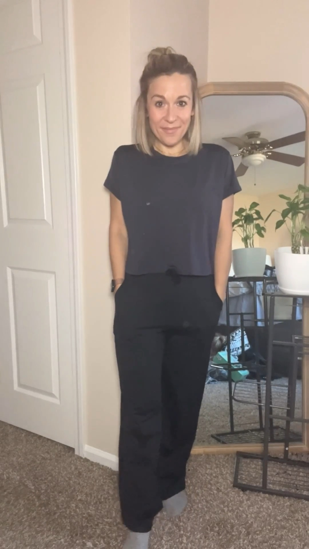 I thought I was going to put these pants on “just to film”… and then I never wanted to take them off 😅

High-waisted, wide-leg, and unreal levels of comfortable. 

I tried them on for this video and immediately knew there was no chance I was changing out of them the rest of the day.

They’re soft, flattering, and move with you — perfect for mom life, working from home, errands, or just being comfortable without looking sloppy.  You could easily do brunch with the girls and dress these up - or couch rot for the day in these. 

If comfort is your top priority (but you still want to feel put together), these are a must 🤍


.
.
.
.
.

Amazon finds | mom fashion | moms over 30 | Amazon fashion | athleisure 

#momsover30 #millenialmom
#momsover40  #ditl #grwmreel
