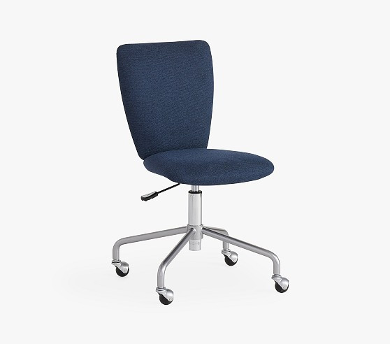 Square Upholstered 4-Leg Desk Chair | Pottery Barn Kids