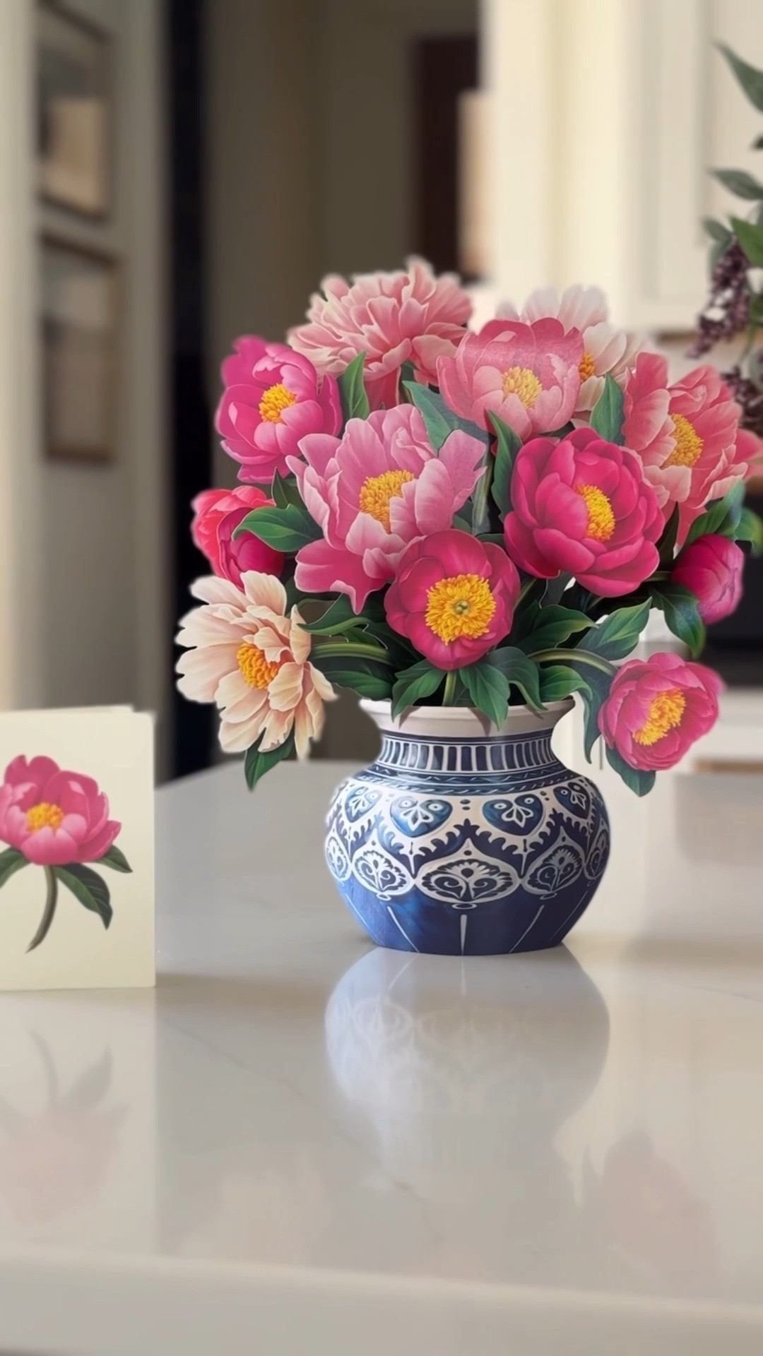 Pop up flower bouquet card 💐

This is honestly one of the most beautiful cards I’ve ever seen. When I pulled it out of the package, my daughter & I were both ooohing and ahhing over it 😄— the dimension makes it look so realistic.

I gave this one to my mom for her birthday yesterday, but it would be perfect for Valentine’s Day (order today to get it in time), birthdays, or Mother’s Day. There are so many gorgeous designs to choose from, but I especially loved the peonies in the chinoiserie vase.

Such a special way to send flowers that last 💐

#freshcutpaper #valentinescards #birthdaycards #mothersdaycards

#LTKValentine #LTKSeasonal