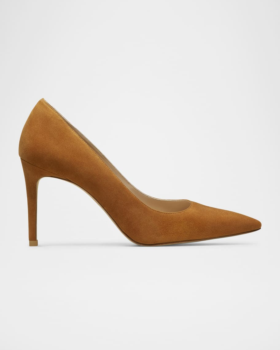 Stuart Suede Classic Pumps | Neiman Marcus