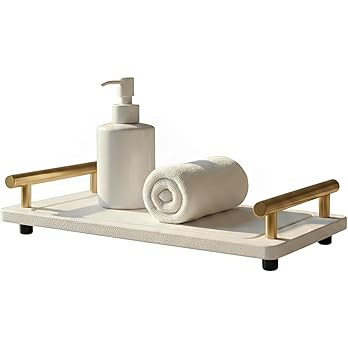 Instant Dry Sink Caddy Organizer,Diatomaceous Earth Bathroom Organizer with Handle Water Absorbin... | Amazon (US)