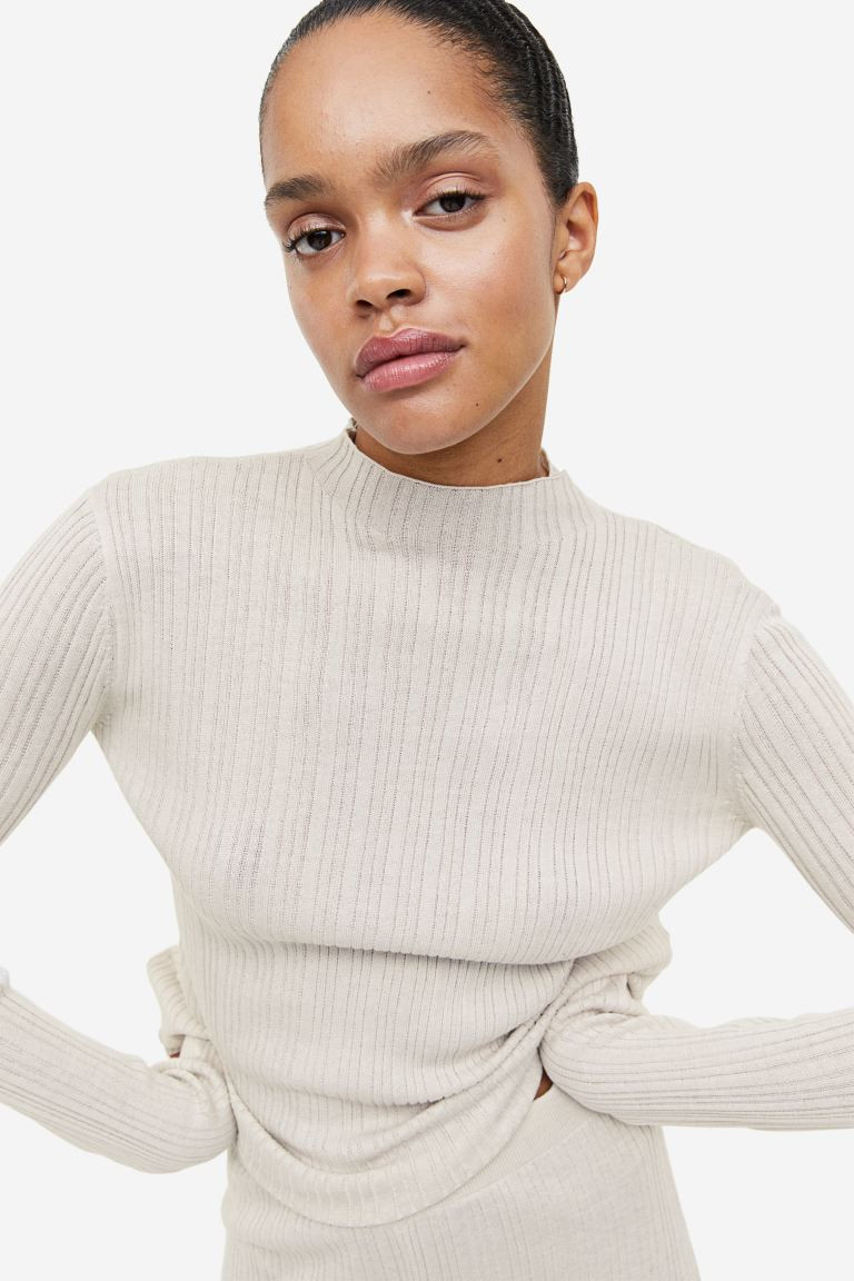 Rib-knit top | H&M (UK, MY, IN, SG, PH, TW, HK)