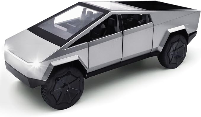 Cybertruck Model: 1/24 Diecast Metal Toy Trucks with Lights and Sounds, Mini Vehicles Toys for Bo... | Amazon (US)