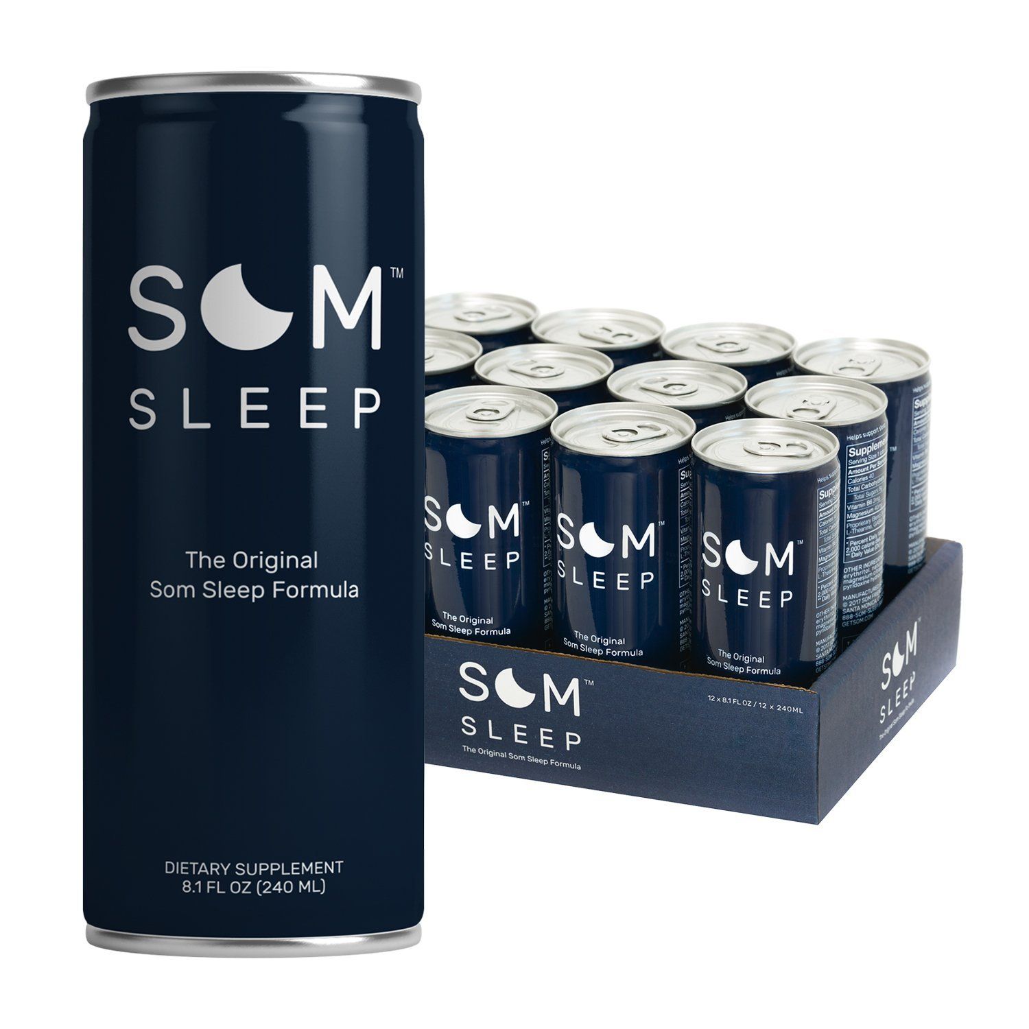 Som Sleep, The Original Sleep Support Formula w/ Melatonin, Magnesium, Vitamin B6, L-Theanine & G... | Amazon (US)