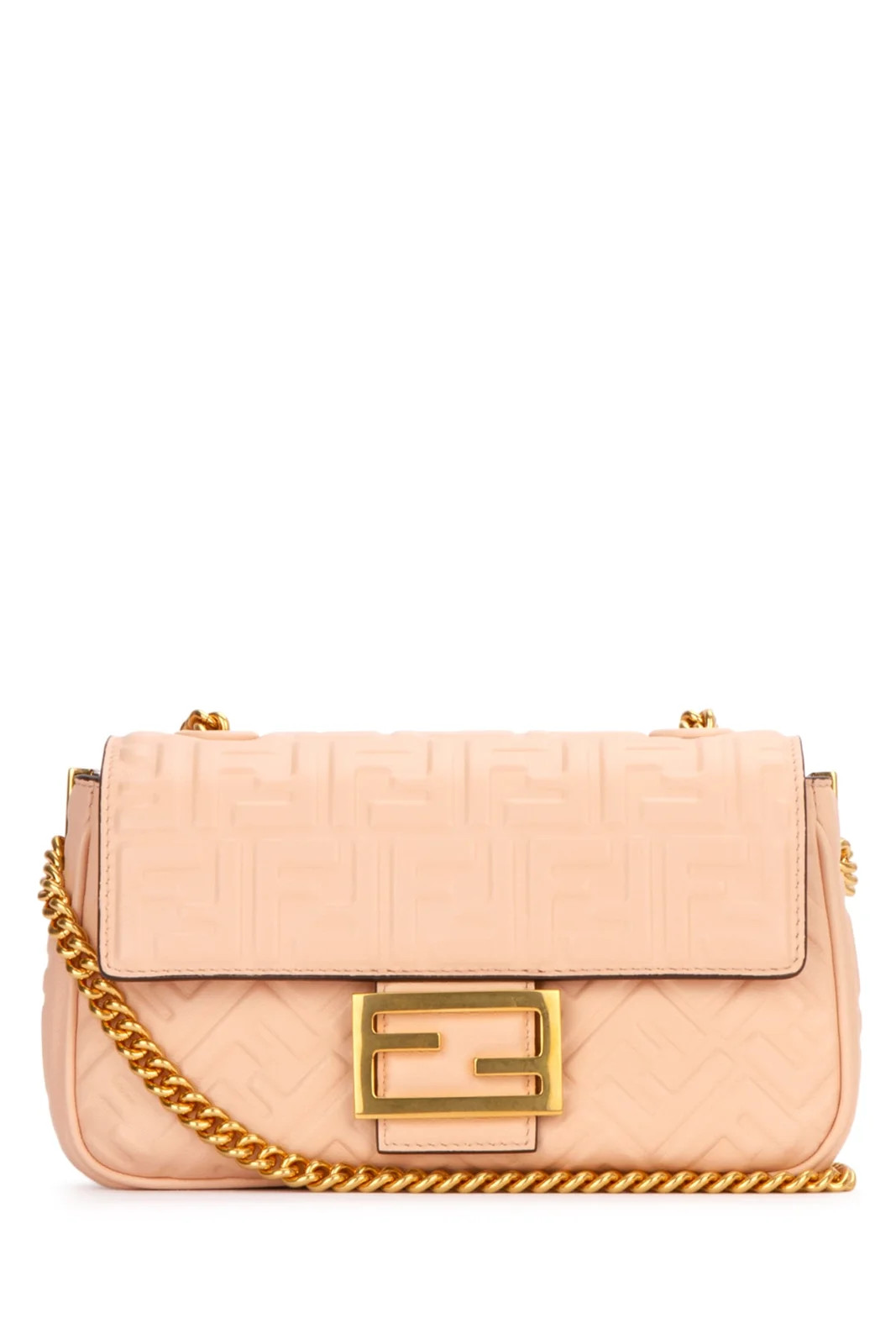 Fendi FF Motif Chained Shoulder Bag | Cettire Global