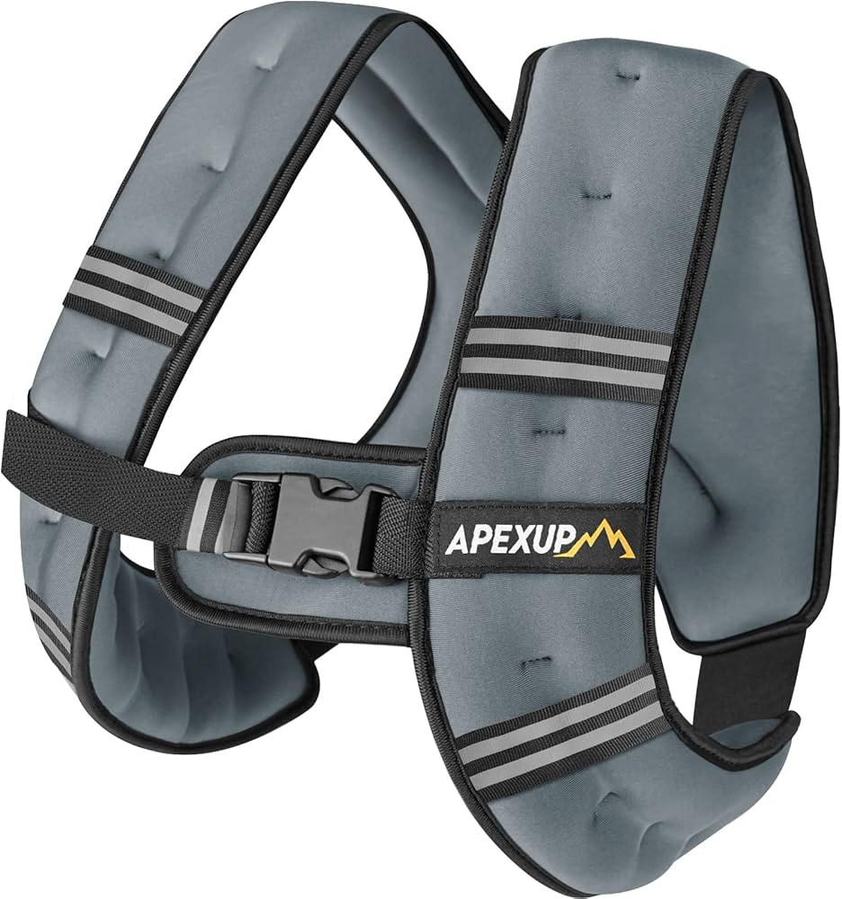 APEXUP Weighted Vest Men 5lbs/10lbs/15lbs/20lbs/25lbs/30lbs Weights with Reflective Stripe, Weigh... | Amazon (US)