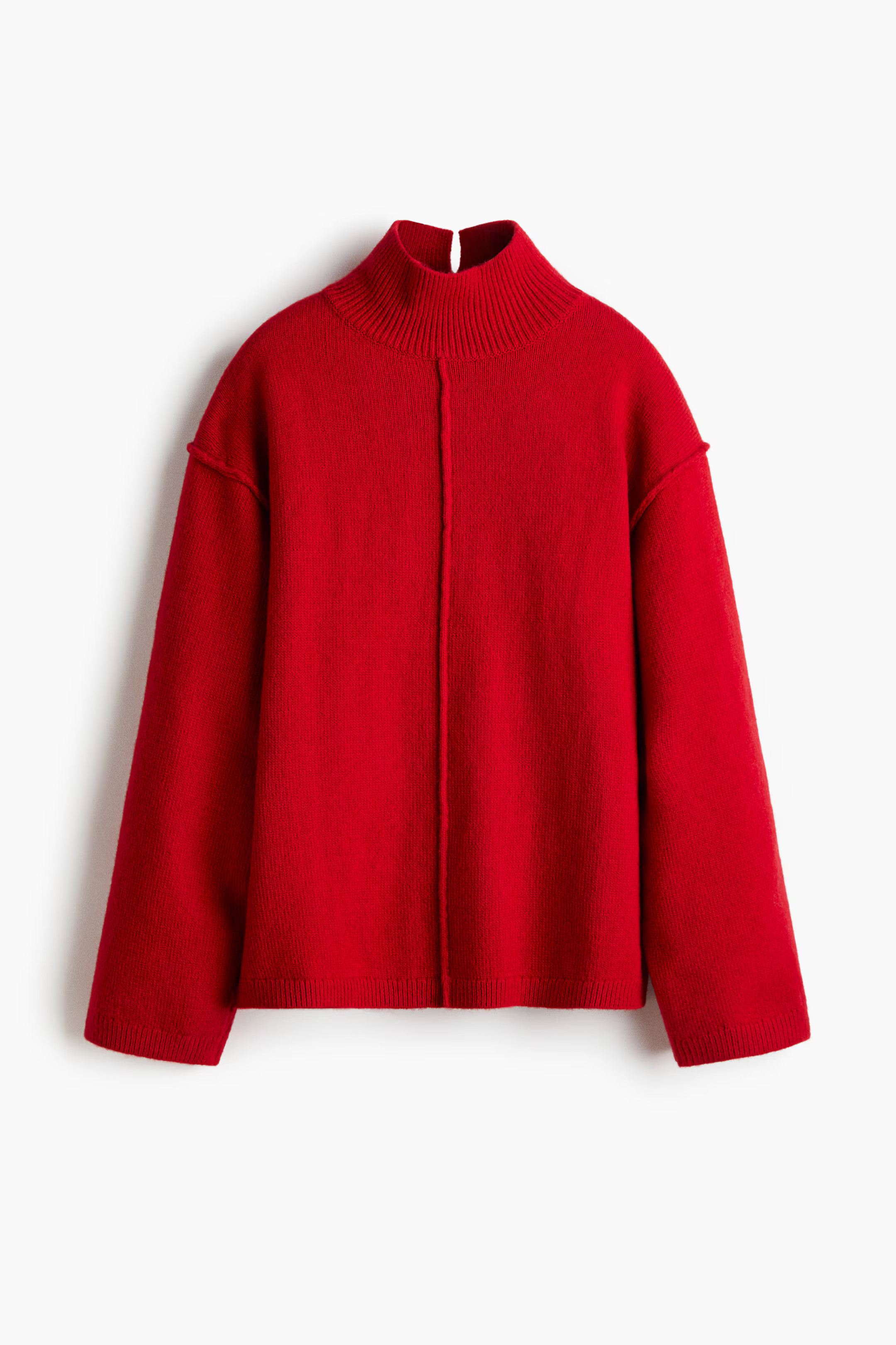 Seam-Detail Mock Turtleneck Sweater | H&M (US + CA)