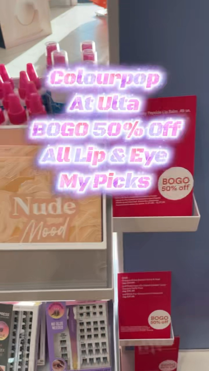 #ad #colourpop #cppartner Promote Ulta Sale: 6/21-6/27 BOGO 50% off all lip and eye with @colourpopcosmetics 💖👄👁️🤩 Plus you can combine with this deal from Ulta Take 20% off online with code PRIMETIME!!🙌😄 These are my picks that are worth getting!!🥰 I love ColourPop’s glossy lip balms in every shade, but this Whipped Cream one is so pretty to go with any makeup look and outfit!!😍 It is a sheer opal with silver + pink sparkle, shimmer finish and the shine is WOW!!✨☺️ The ColourPop Nude Mood, Feelin' Bubbly, and Pink Dreams palettes that have gorgeous shades that give you lots of neutrals to choose from with a pop of color!!🤎🩷😍 Which one is your pick?🤔 

#colourpopbesties# #ultabeauty

#LTKSaleAlert #LTKBeauty #LTKdayinmylife