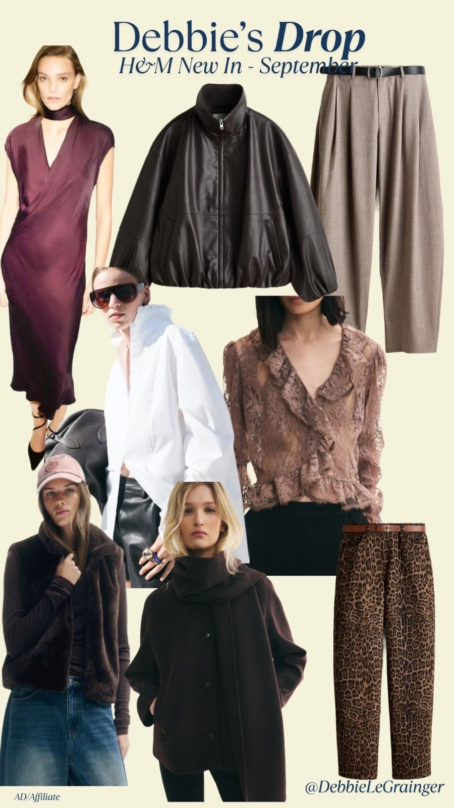 Gorgeous new in items from H&M - great autumnal colours. If you're looking for great wool blend and cashmere items H&M is a great option for more purse friendly options

#LTKFashionMonth #LTKuk #LTKautumn