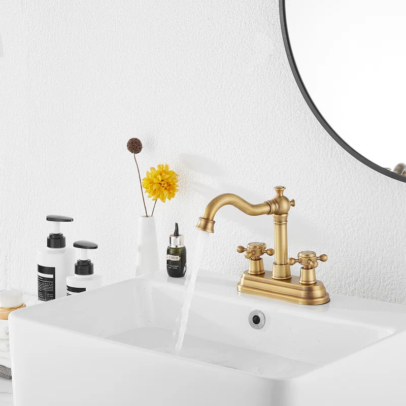 26388-ATI Centerset Faucet 2-handle Bathroom Faucet with Drain Assembly | Wayfair North America