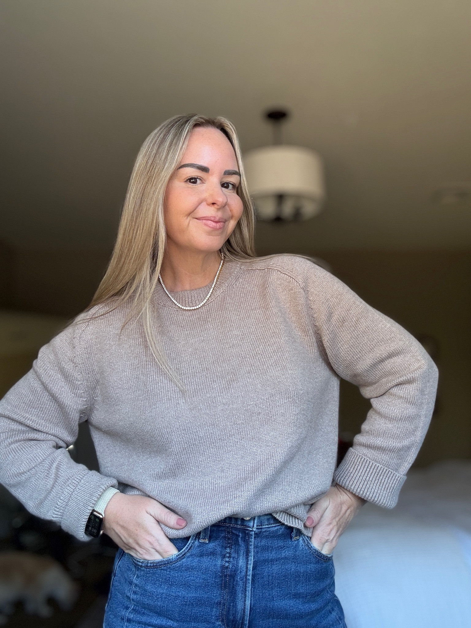 One of my favorite basics is on sale! This crew sweater is a fall and winter staple. Wearing an xs  

#LTKFallSale