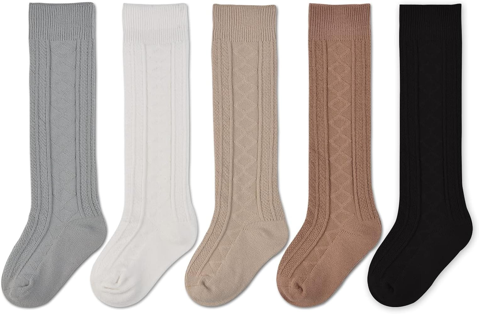 EPEIUS Baby Girls Boys Uniform Knee High Socks Tube Ruffled Stockings Infants and Toddlers (Pack ... | Amazon (US)