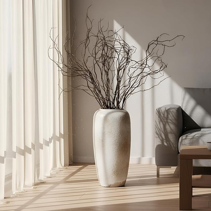 Norme 6 Pcs 47.2 Inches Lifelike Curly Willow Branches Artificial Decorative Dried Twigs Tall Pla... | Amazon (US)