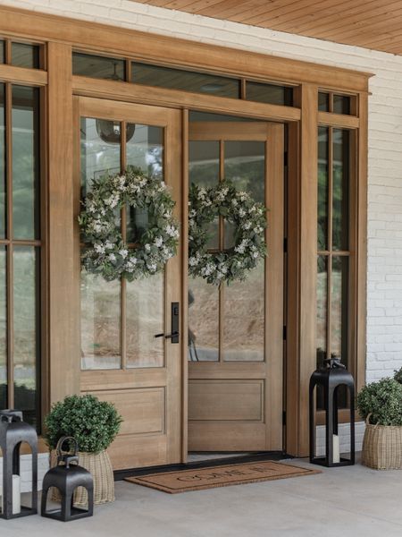 Use code LINDSEYPEDEY to save 10% off $100+. Linked everything for the look below! 

Front door, front porch, wreath, spring decor, summer decor, outdoor living, entry decor, outdoor decor, lantern, planter, woven, basket planter, topiary, boxwood, faux, outdoor lighting 

#LTKSeasonal #LTKhome