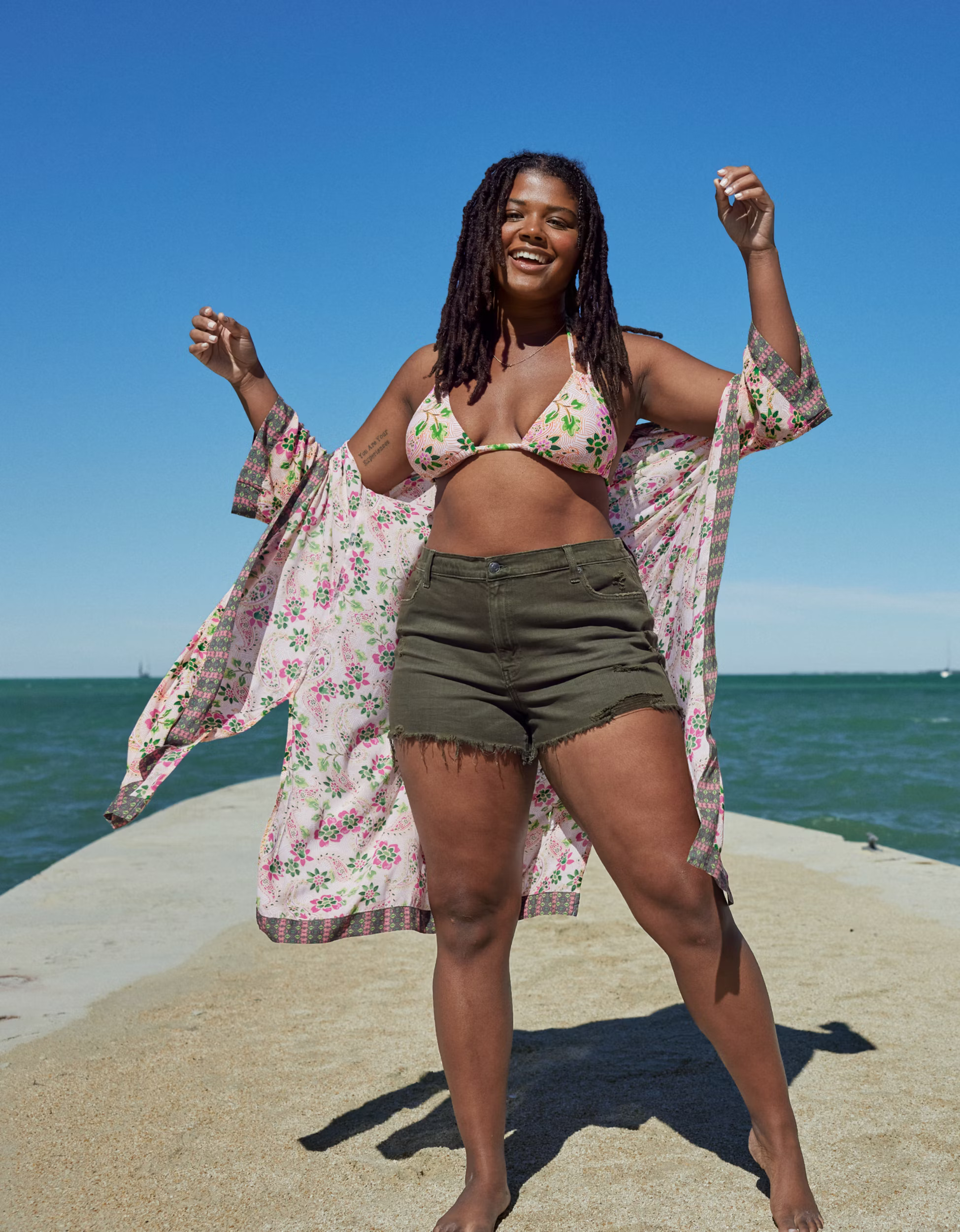 Aerie Double String Triangle Bikini Top | American Eagle Outfitters (US & CA)