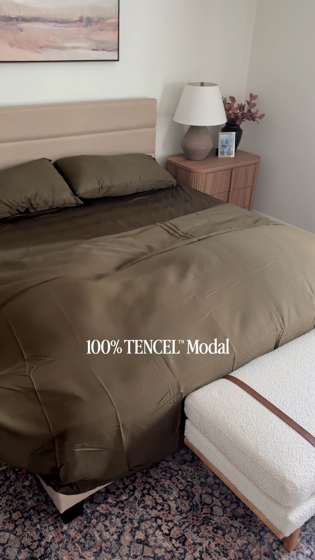 First time trying BleuBully Bedding Cooling Sheets and I’m a big fan 🙌🏽 100% TENCEL™ Modal- they’re sooo silky and smooth @BleuBully Bedding 

Cooling sheets, bedding, master bedroom, guest bedroom

#LTKHome #LTKSaleAlert
