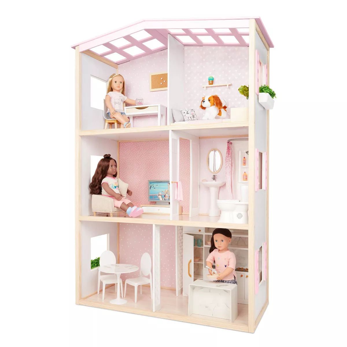 Our Generation Sweet Home Dollhouse & Furniture Playset for 18" Dolls | Target