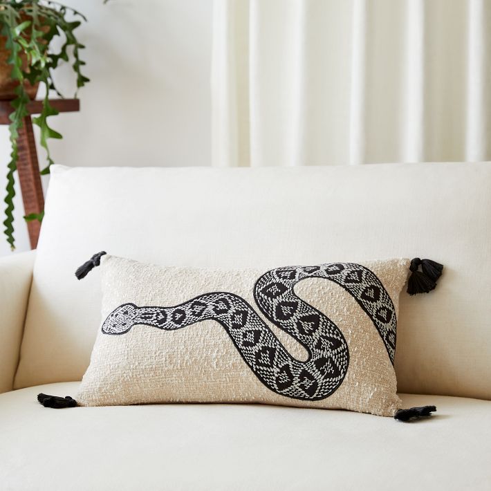Slithering Snake Pillow Cover | West Elm (US)