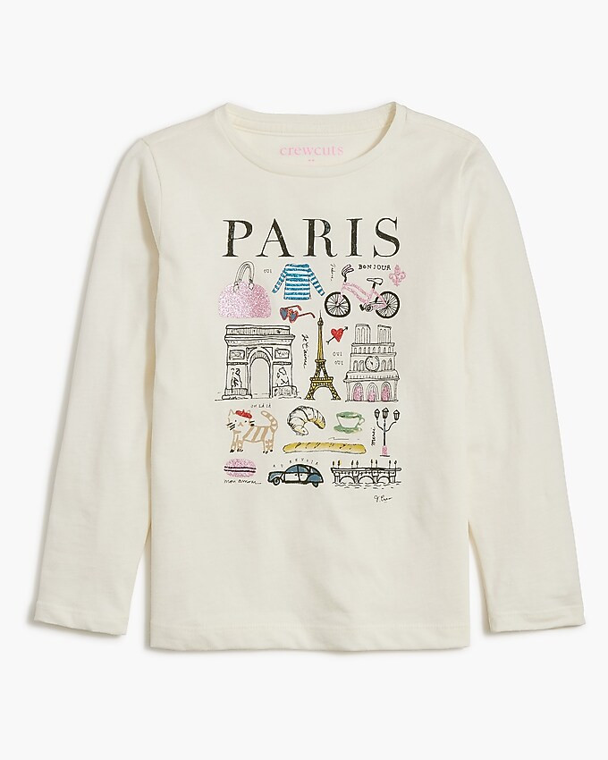 Girls' Paris graphic tee | J.Crew Factory