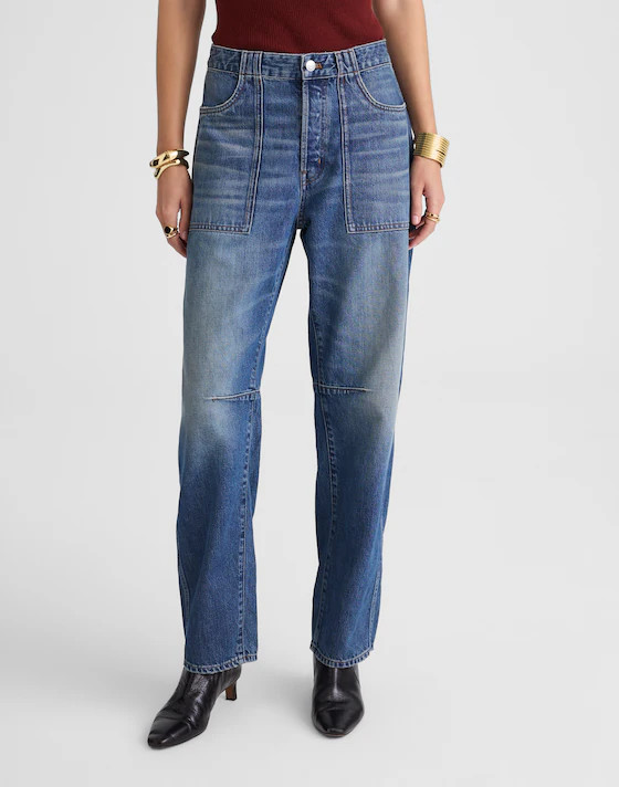 The Darted Barrel-Leg Jean | Madewell