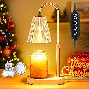 Noojinn Candle Warmer Lamp for Jar Candles, Timer & Dimmer, Height Adjustable Electric Top Candle... | Amazon (US)