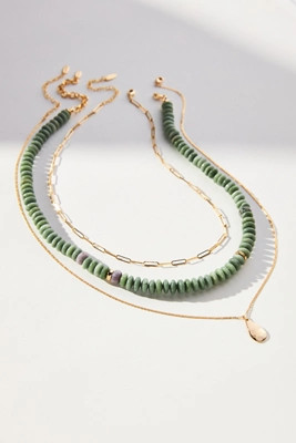 Shades of Sea Triple-Layer Necklace | Anthropologie (US)