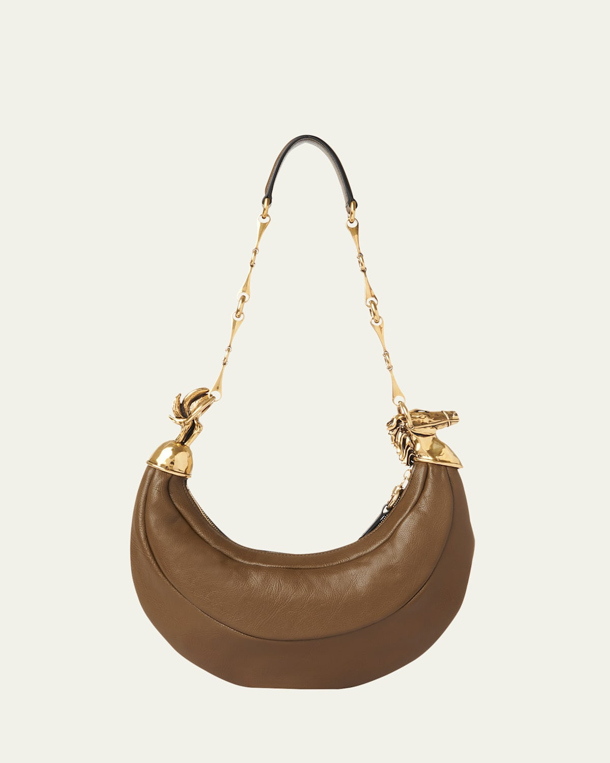 Horse Chain Shoulder Bag in Calfskin Leather | Bergdorf Goodman
