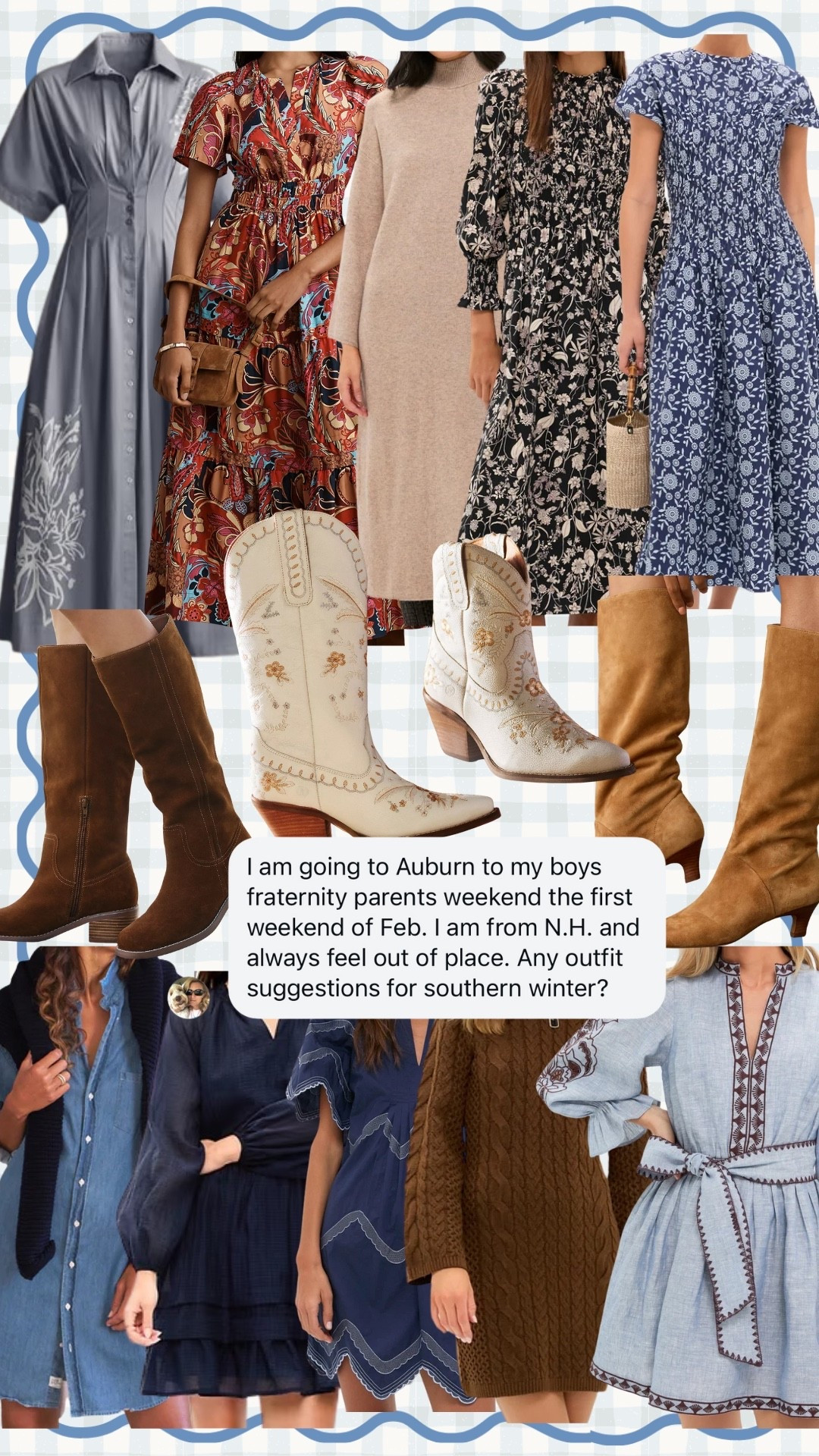 You know I am a big fan of boots with dresses all the time, but esp on a college campus- no matter the age! The short ones in the middle are my fav! 


#LTKmomlife #LTKootd #LTKTravel