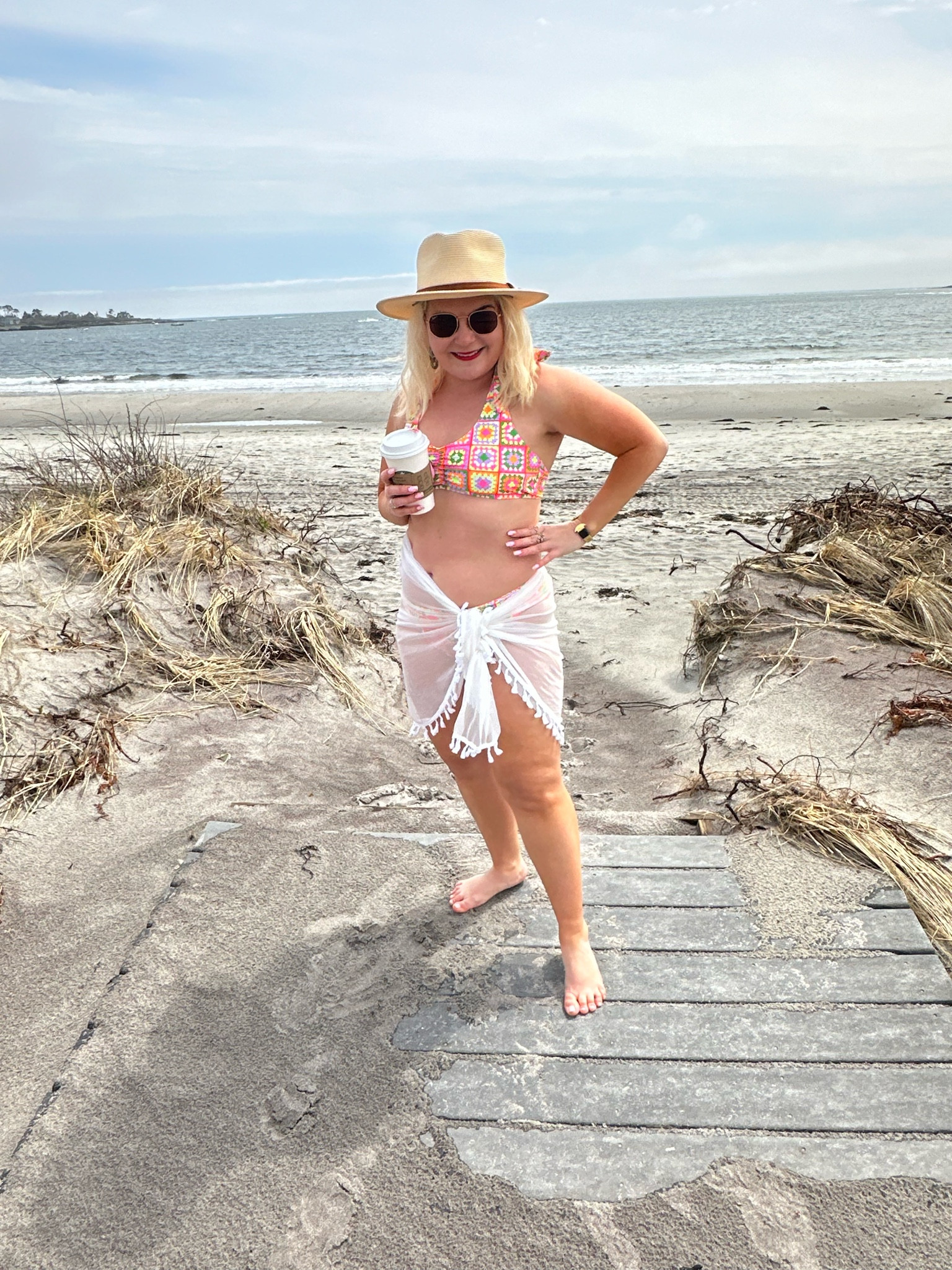 Swim season is here and I am obsessed with this crochet inspired swimsuit from Pink Lily. Cit is true to size. Wearing a medium. 

#LTKswim #LTKSeasonal #LTKmidsize