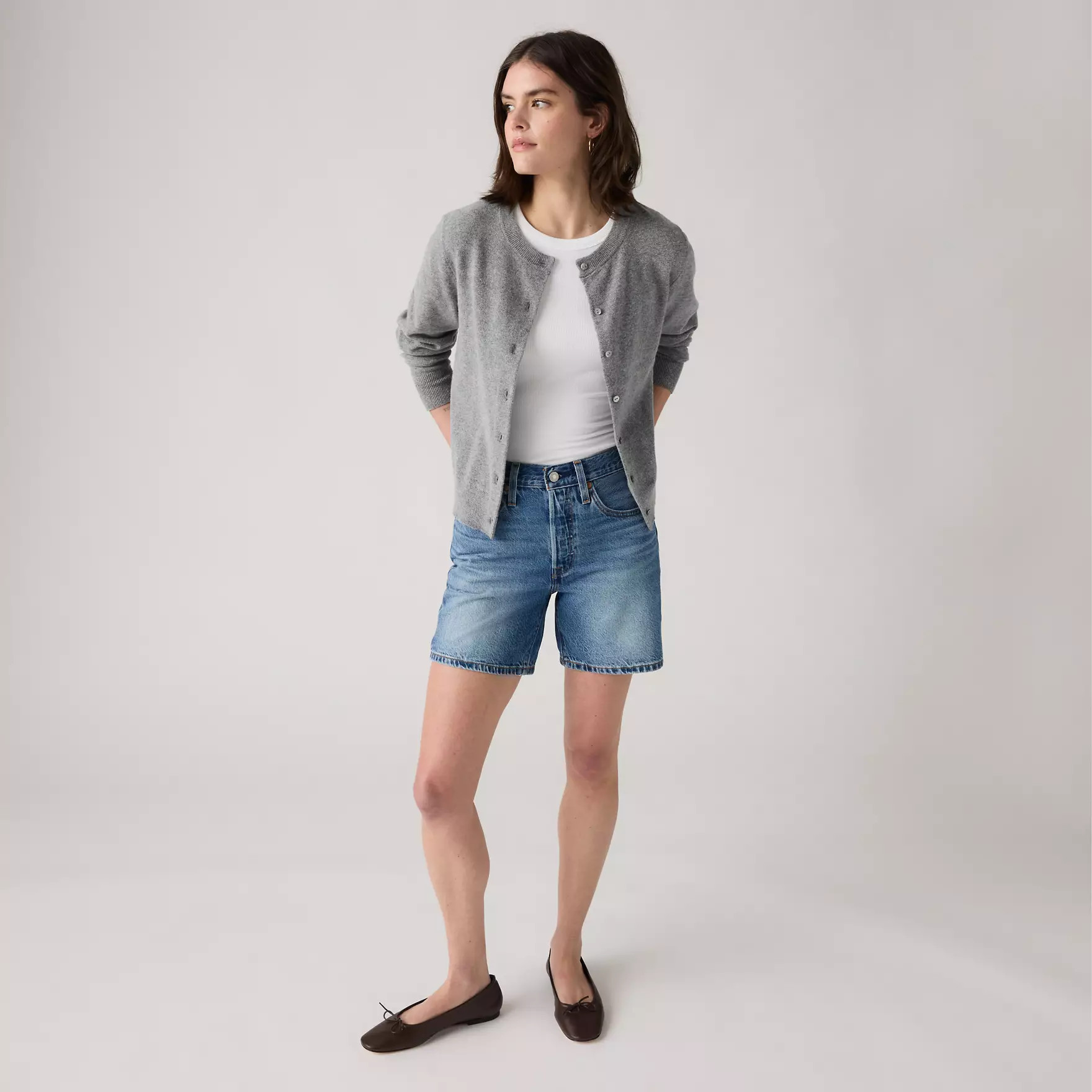 501\u00ae Original Fit Mid-thigh Lightweight Women's Shorts | Levi's US