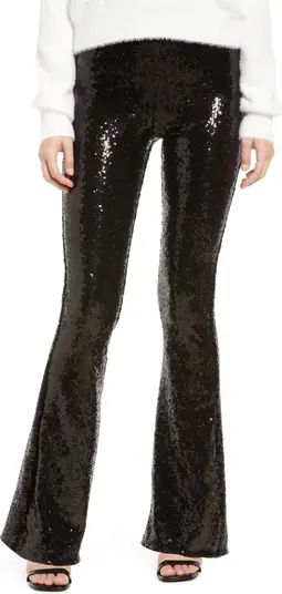 Sequin Flared Leggings | Nordstrom