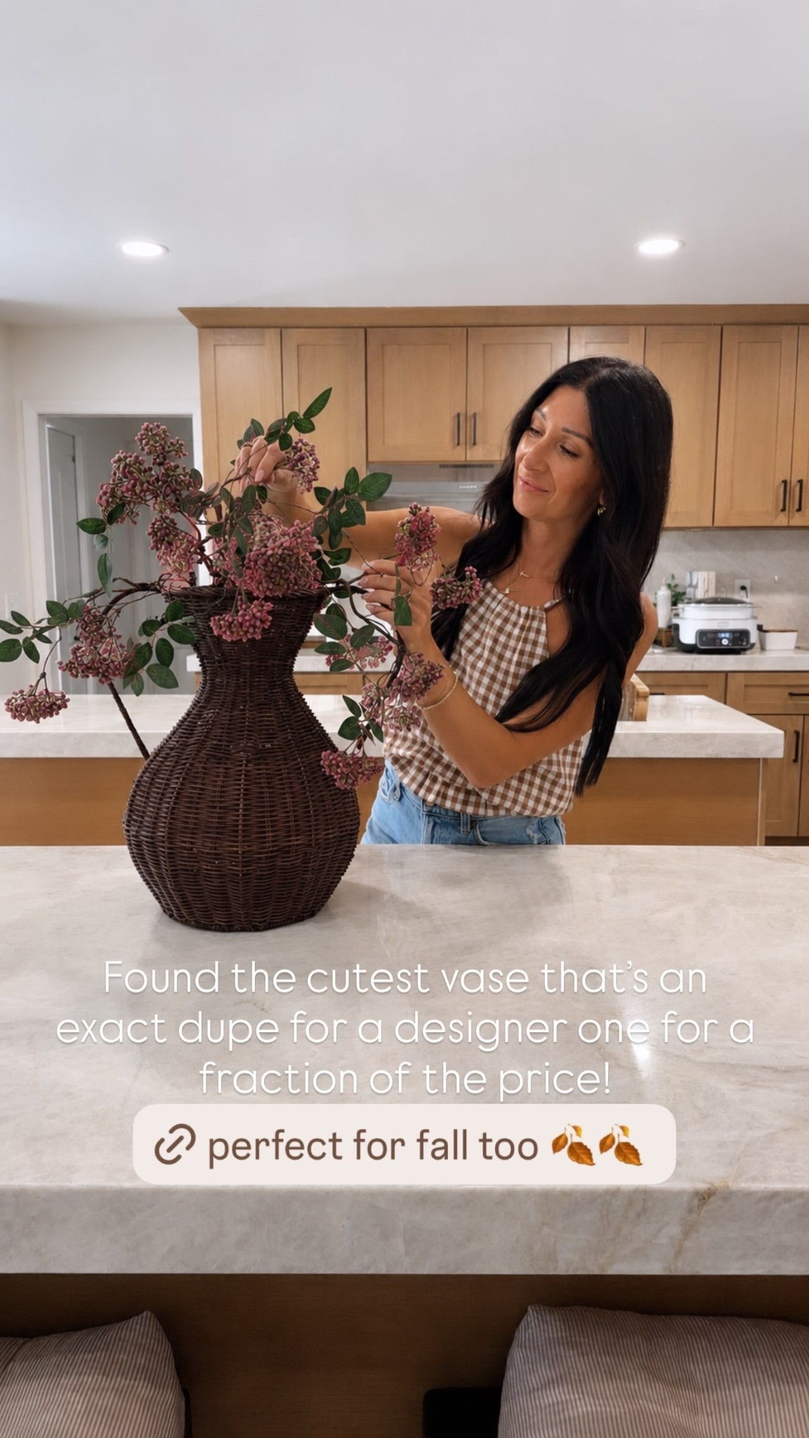 Found the cutest vase that’s an exact dupe for a designer one for a fraction of the price!