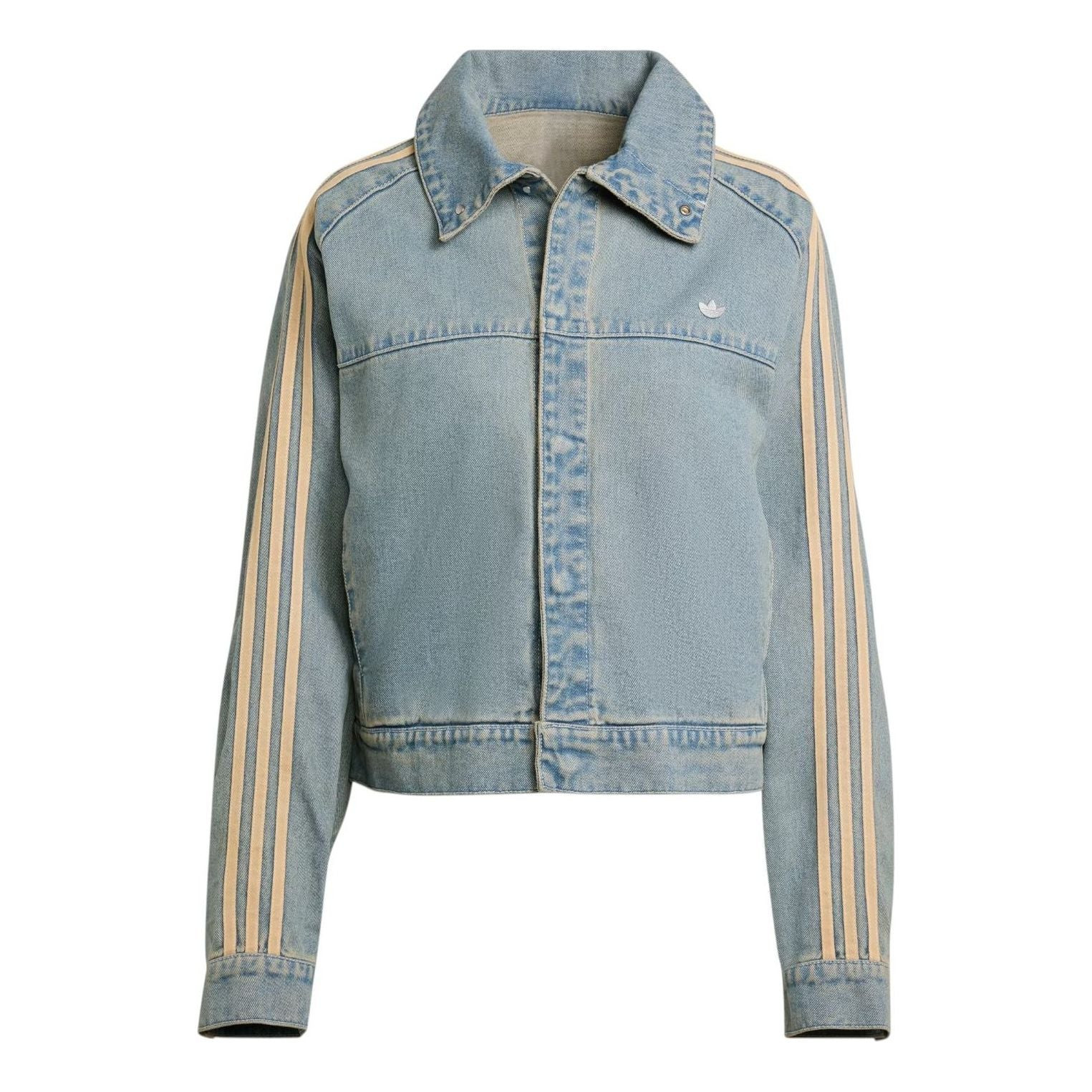 (WMNS) adidas Premium Essential Denim Jacket 'Indigo Denim' JY2872 | KICKS CREW