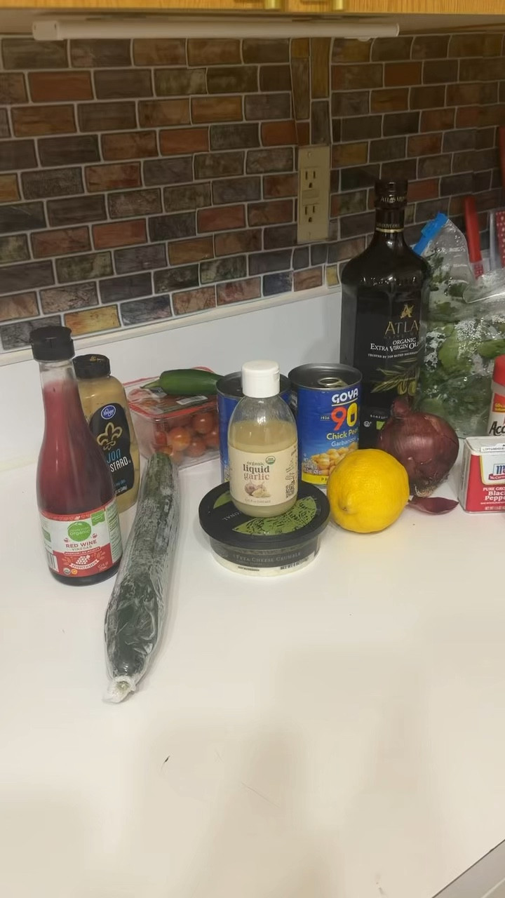 Great Chicpea salad full of health ingredients and protein, 

#LTKdayinmylife #LTKselfcare #LTKfitnessgoals