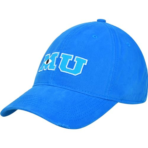 Disney Pixar Monsters Inc Monsters University Baseball Cap, Adjustable Dad Hat, Blue | Amazon (US)