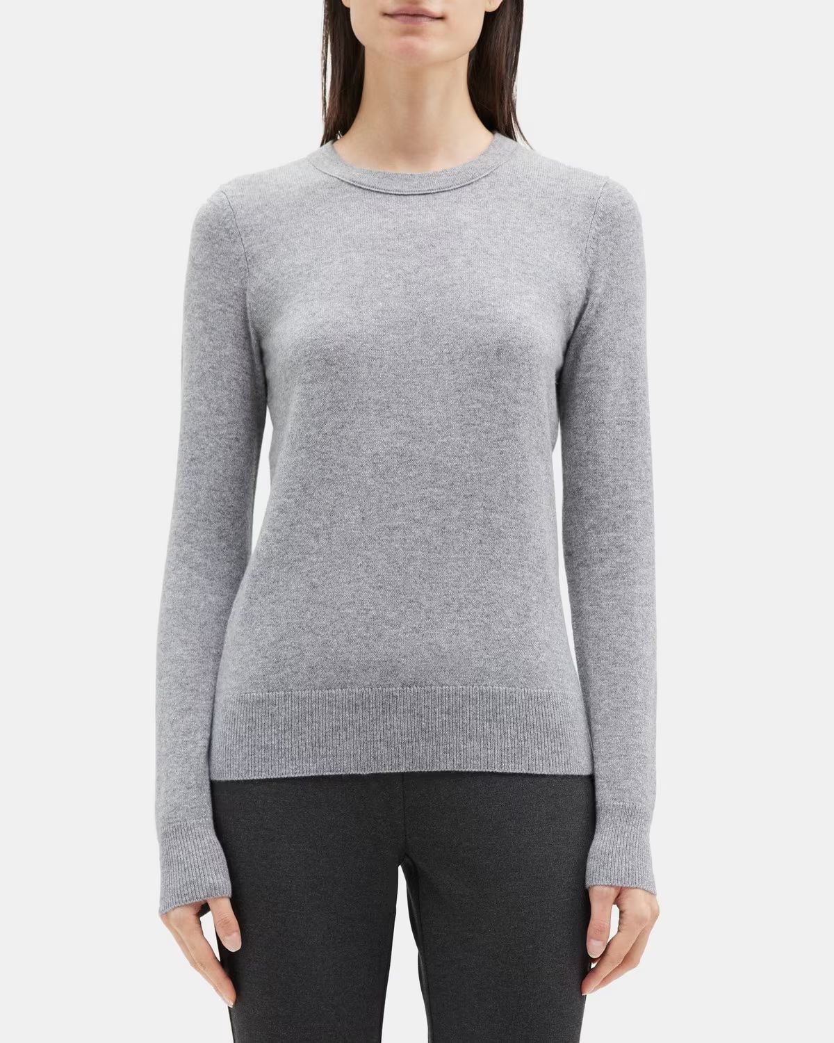 Crewneck Sweater in Cashmere | Theory Outlet