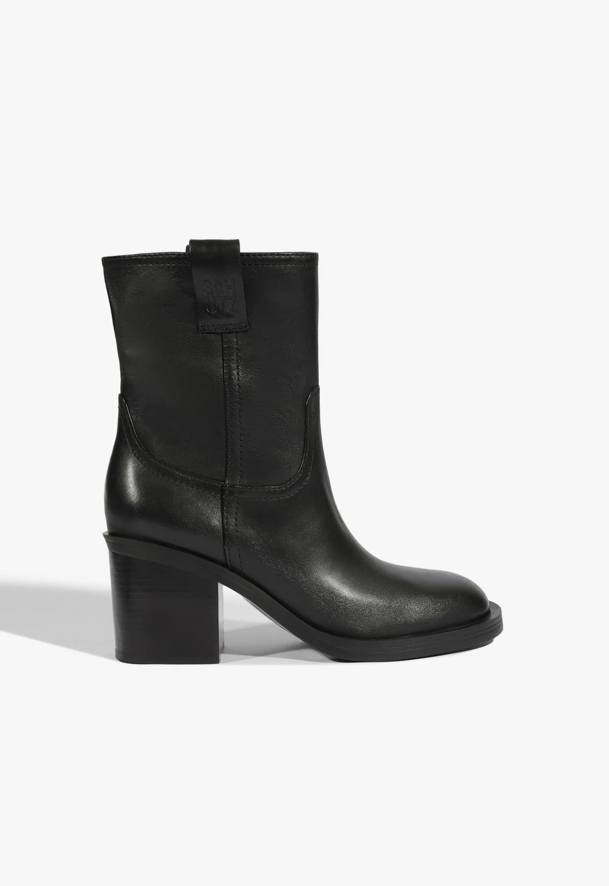 Black Block Heeled Ankle Boot Wyatt | SCHUTZ | Schutz (US)