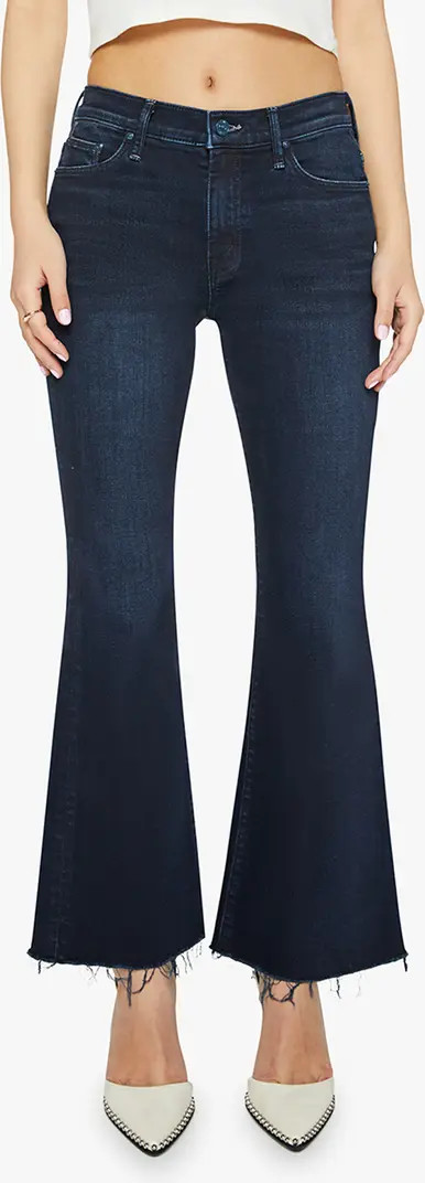 Lil' High Waist Raw Hem Wide Leg Jeans | Nordstrom