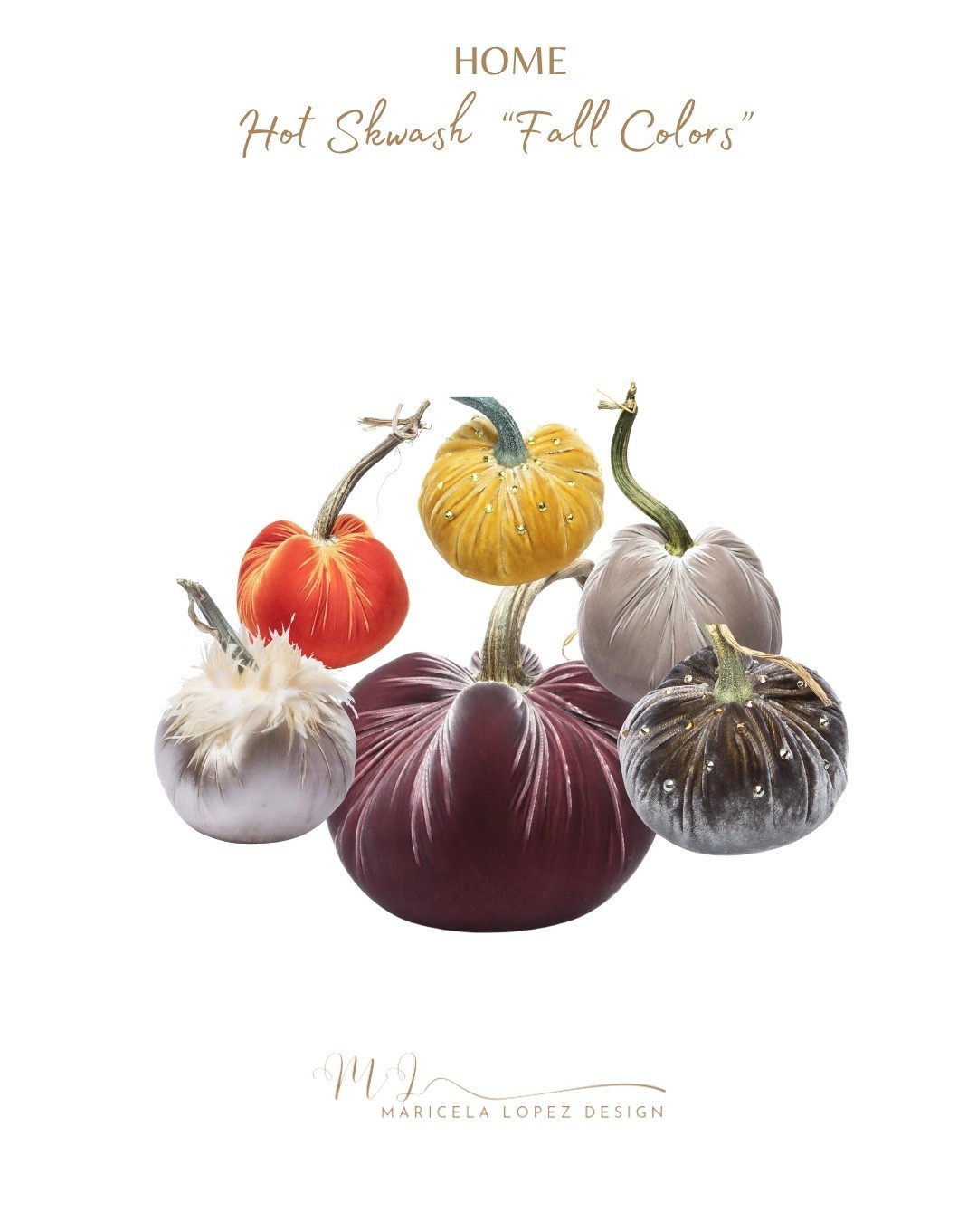 Bring fall colors to your home with these elegant, velvet pumpkins. I am loving these beautiful fall colors #fall @hotskwash

#LTKStyleTip #LTKSeasonal #LTKFindsUnder50