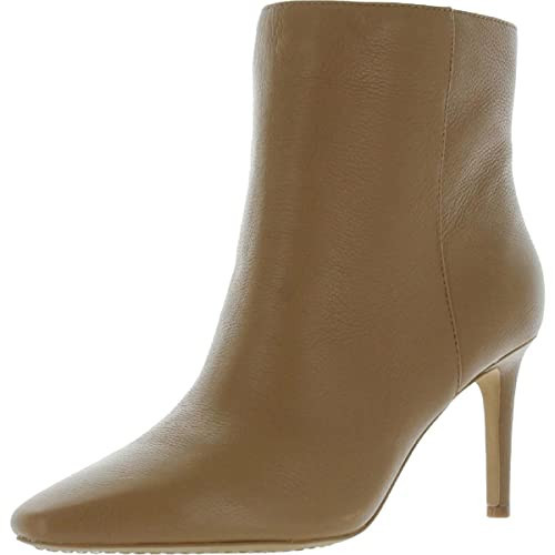 Vince Camuto Allost Natural Tan Pointy Almond Toe Stiletto Heeled Ankle Bootie (Natural TAN, 9) | Amazon (US)