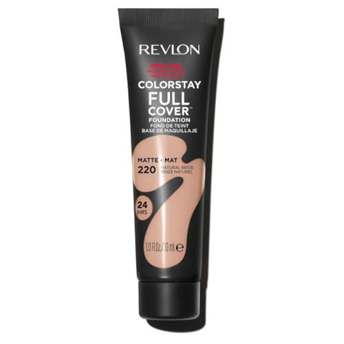 Revlon Colorstay Full Cover Matte Foundation - 220 Natural Beige | Amazon (US)