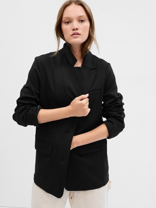 Relaxed Ponte Blazer | Gap Factory