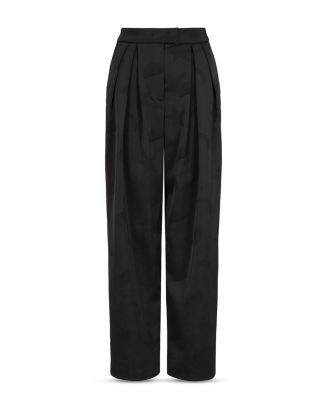 Emporio Armani Textured Pleated Pants   | Bloomingdale's Women | Bloomingdale's (US)