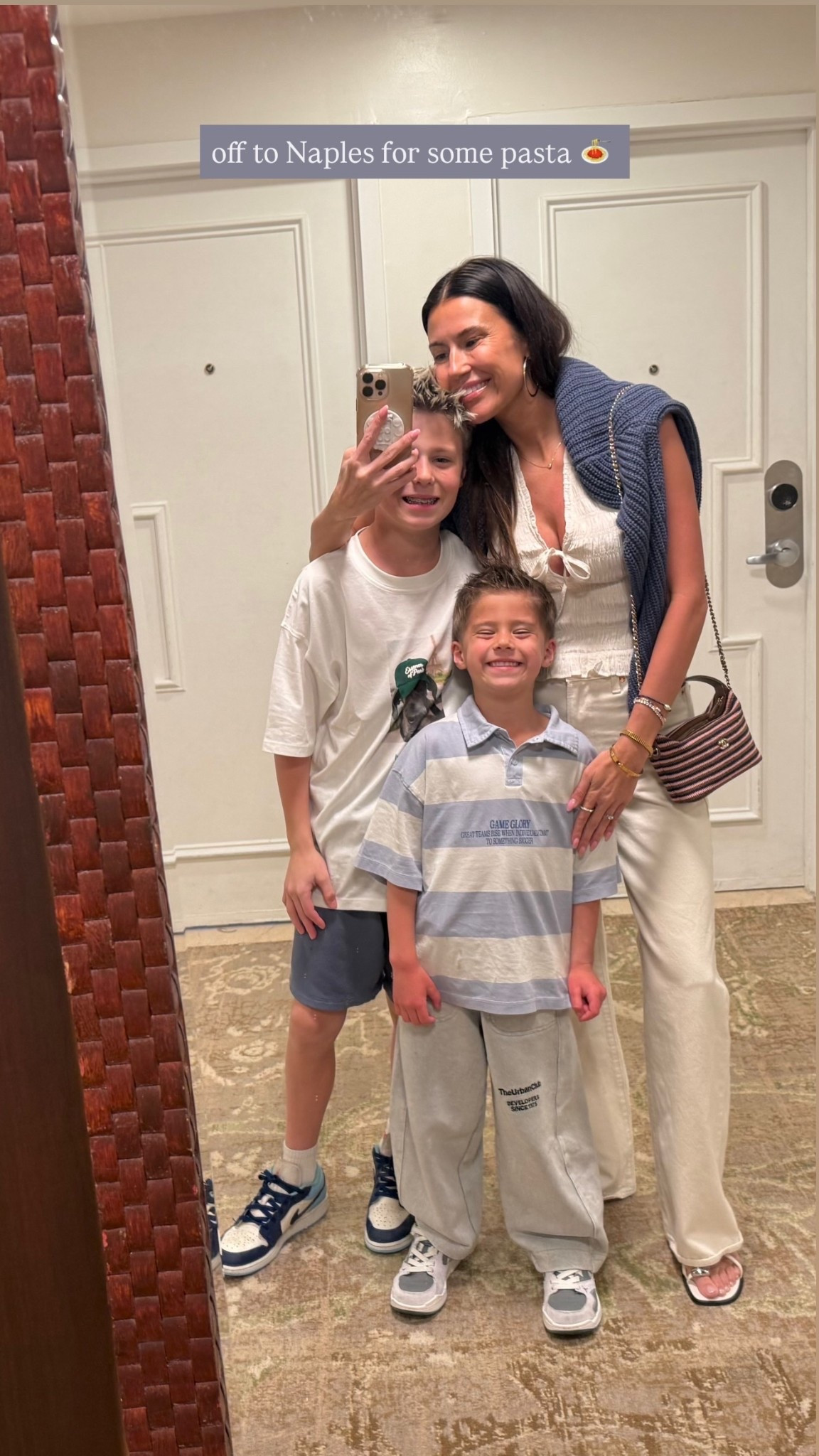 off to Naples for some pasta 🍝

White jeans @levis @amazon
White top @abercrombie 
Blue sweater @target 

#LTKSeasonal #LTKootd #LTKKids