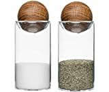 Amazon.com: Sagaform Nature Collection Salt and Pepper Glass Salt & Pepper Shakers with Oak Stopp... | Amazon (US)